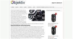 Desktop Screenshot of objektiv-test.net